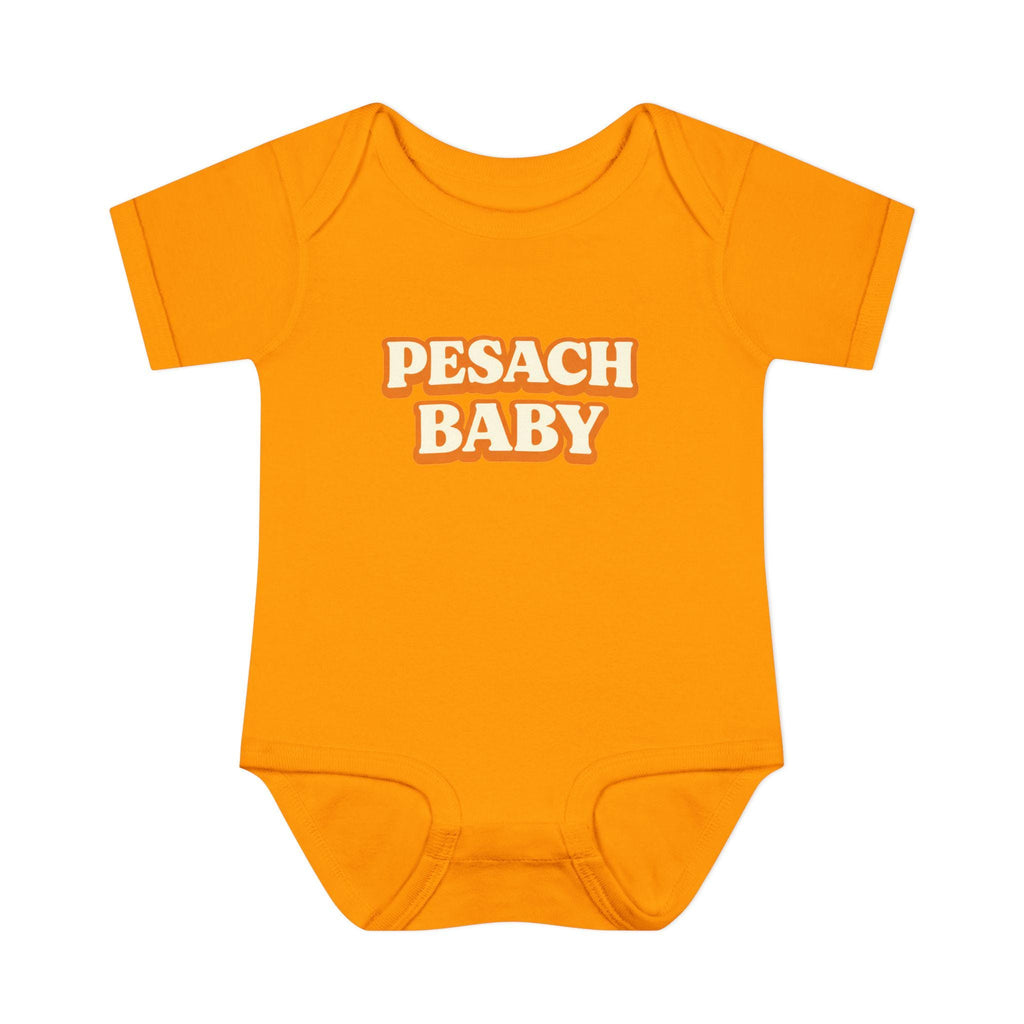 Pesach Baby Bodysuit | Passover Infant Onesie, Retro Text