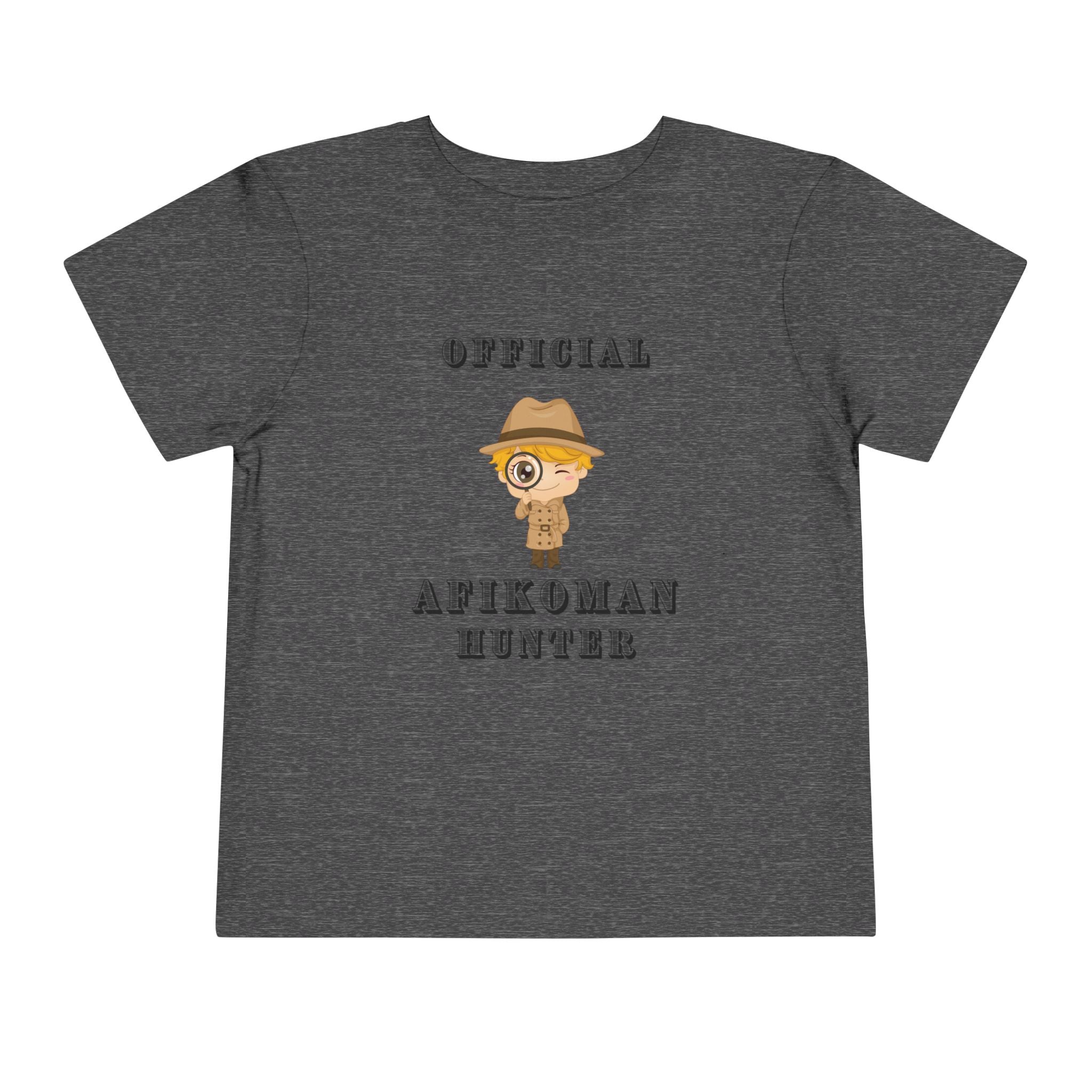 Afikomen Hunter Toddler T Shirt, Passover Kids Shirt , Pesach Seder Outfit, Jewish Holiday Kids Gift girl