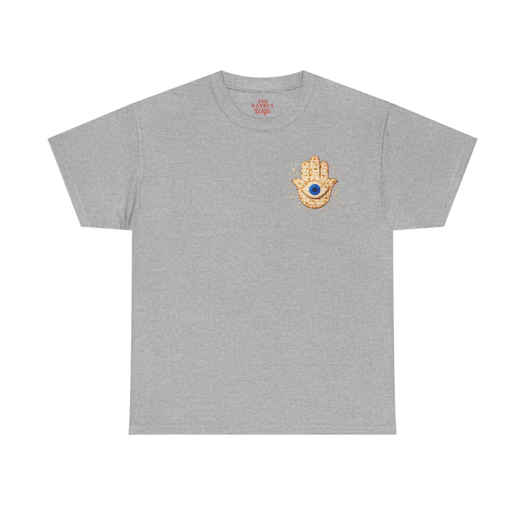 Matzah Hamsa Evil Eye Shirt, Modern Passover Jewish Holiday Tee