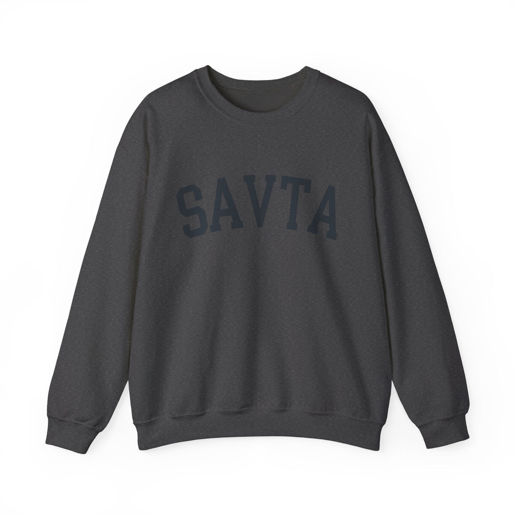 Savta Sweatshirt Hebrew Grandma Crewneck, Jewish Mom Cozy Pullover, Embroidered Bubbe Gift