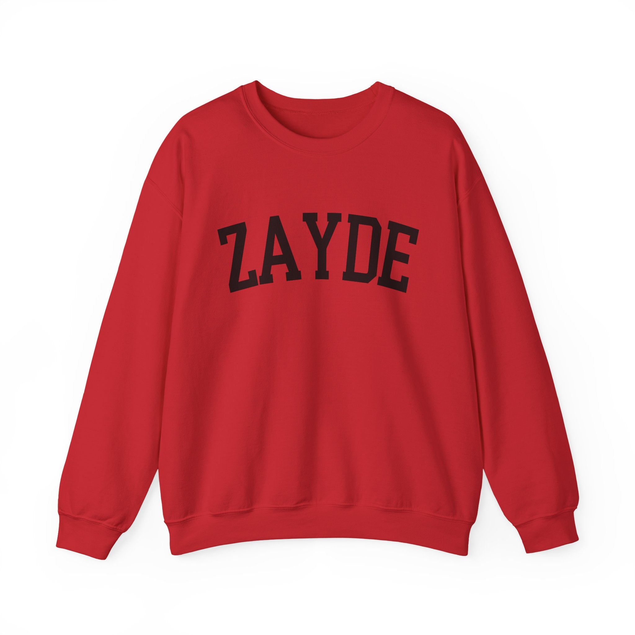 Zayde Sweatshirt Yiddish Grandpa Crewneck, Jewish Grandfather Collegiate Letter Sweater Gift