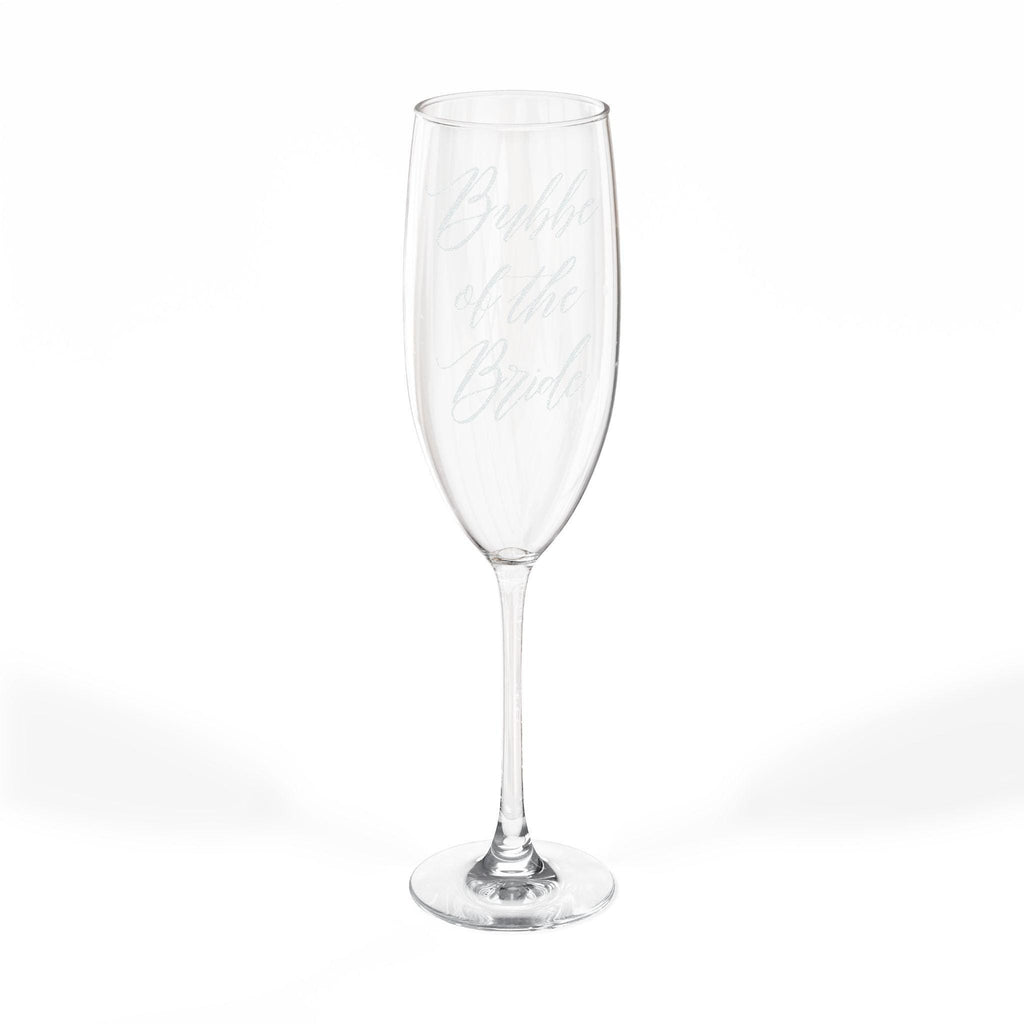 Bubbe of the Bride Engraved Champagne Flute, Jewish Wedding Gift