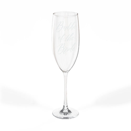 Bubbe of the Bride Engraved Champagne Flute, Jewish Wedding Gift