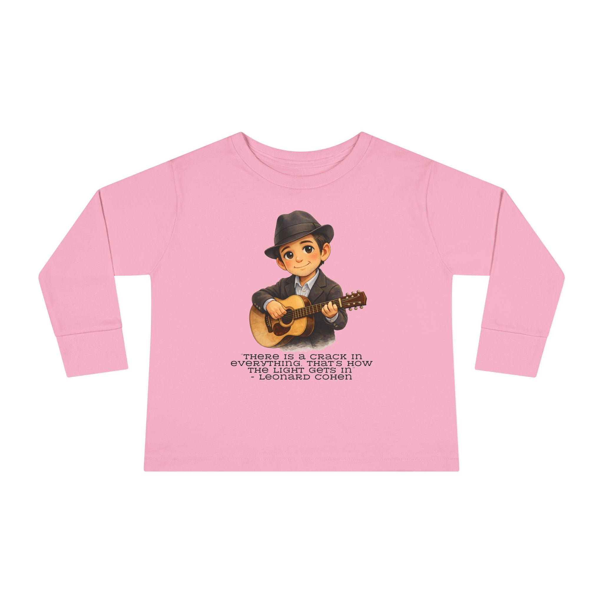 Leonard Cohen Kids Shirt, There Is a Crack in Everything Quote Tee, Jewish Music Legend Kids Shirt, Jewish History Shirt