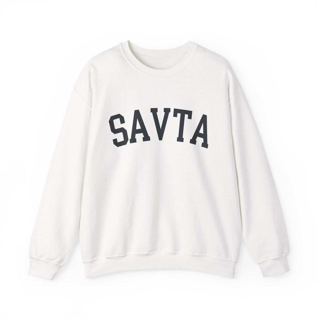 Savta Sweatshirt Hebrew Grandma Crewneck, Jewish Mom Cozy Pullover, Embroidered Bubbe Gift