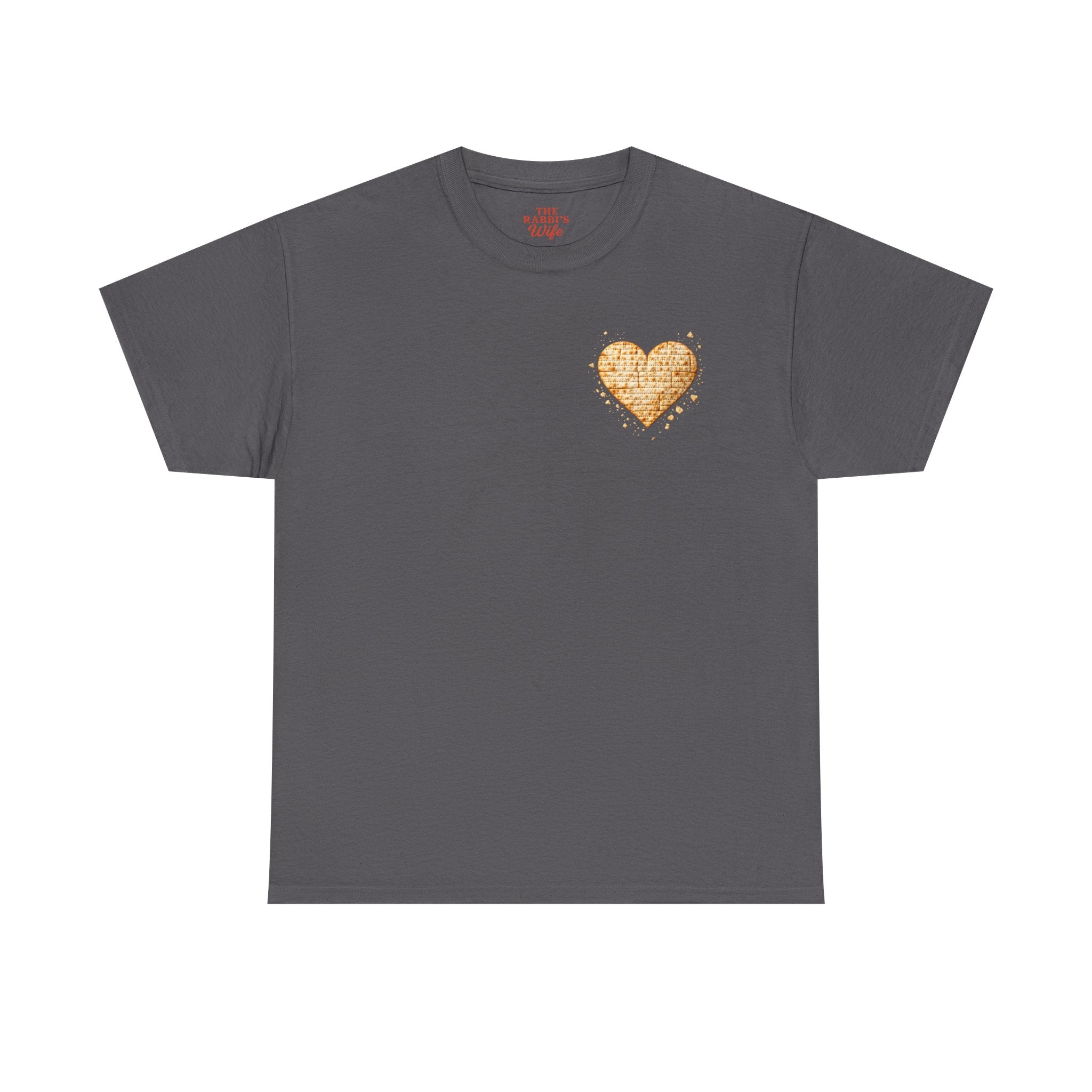 Matzah Heart T Shirt Passover Shirt for Women, Jewish Holiday Tee, Matzah Texture Love Shirt, Jewish Mom Gift