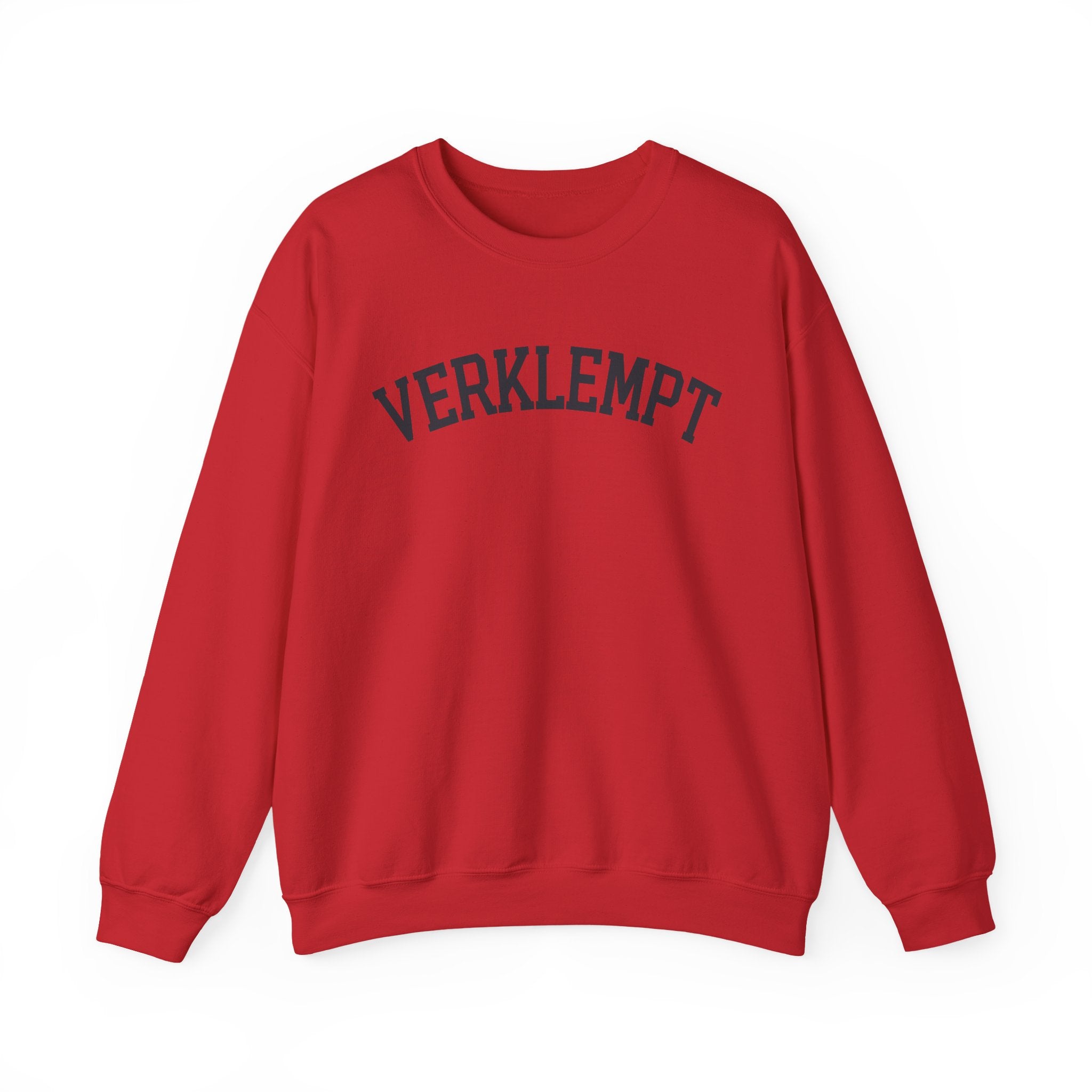 Verklempt Sweatshirt Yiddish Crewneck, Funny Jewish Slang Pullover, Cozy Embroidered Judaica Gift