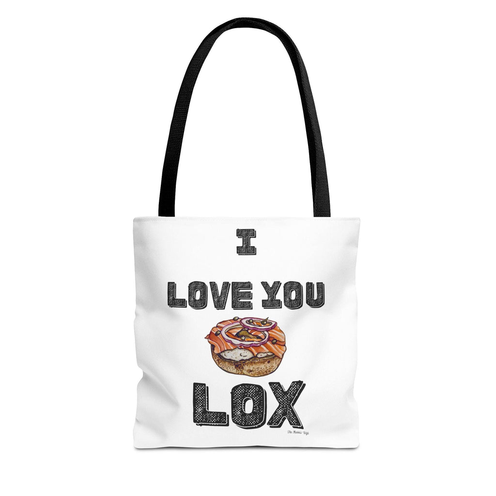 Funny Lox Bagel Tote Bag, Jewish Foodie Gift