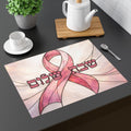 Breast Cancer Awareness Challah Cover | Shabbat Shalom, Cotton Judaica