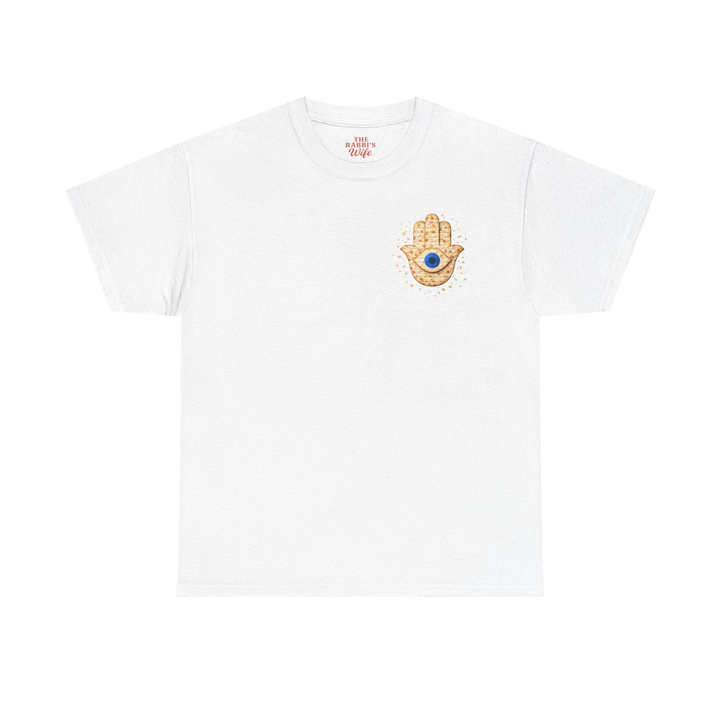 Matzah Hamsa Evil Eye Shirt, Modern Passover Jewish Holiday Tee