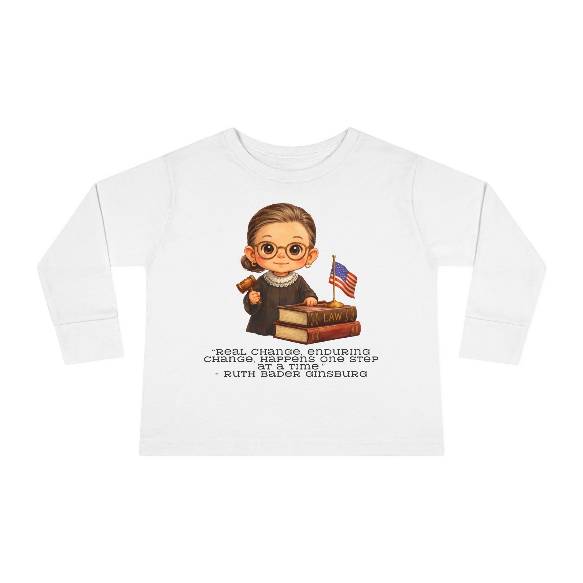 Ruth Bader Ginsburg Kids Shirt, RBG Quote Kids Tee, Jewish Hero Kids Shirt, Jewish History Shirt for Children, Girl Power Kids