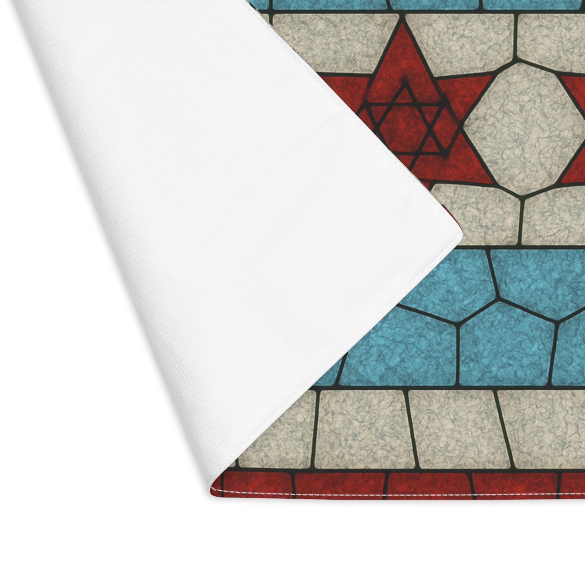 Chicago Flag Challah Cover | Jewish Star of David Shabbat Shalom