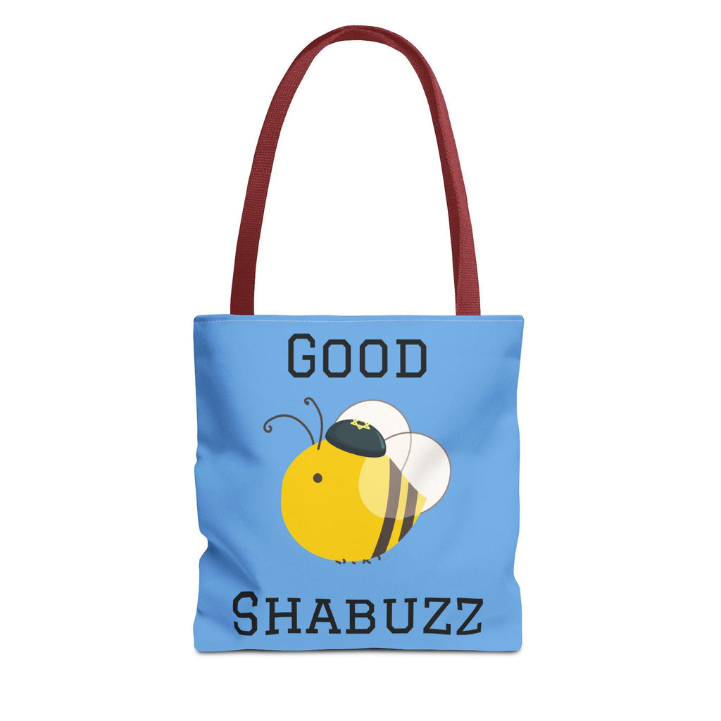 Good ShaBuzz Jewish Tote Bag, Bee Kippah Design, Funny Shabbat Gift