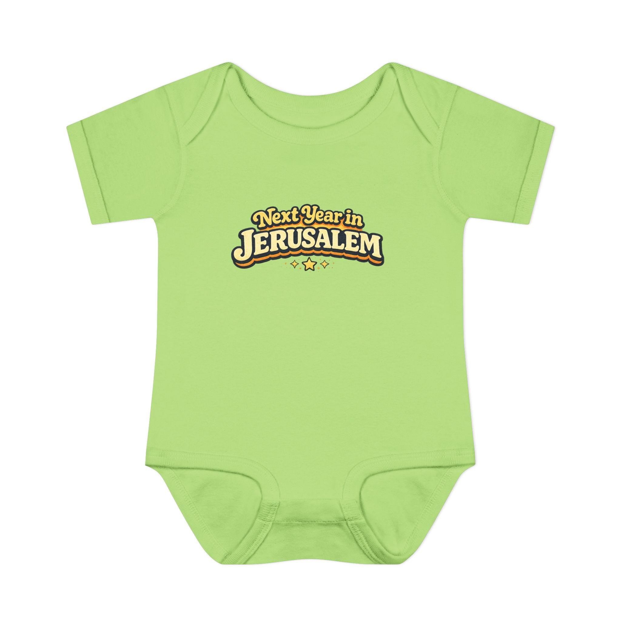 Next Year in Jerusalem Bodysuit | Baby Jewish Holiday Passover Shirt