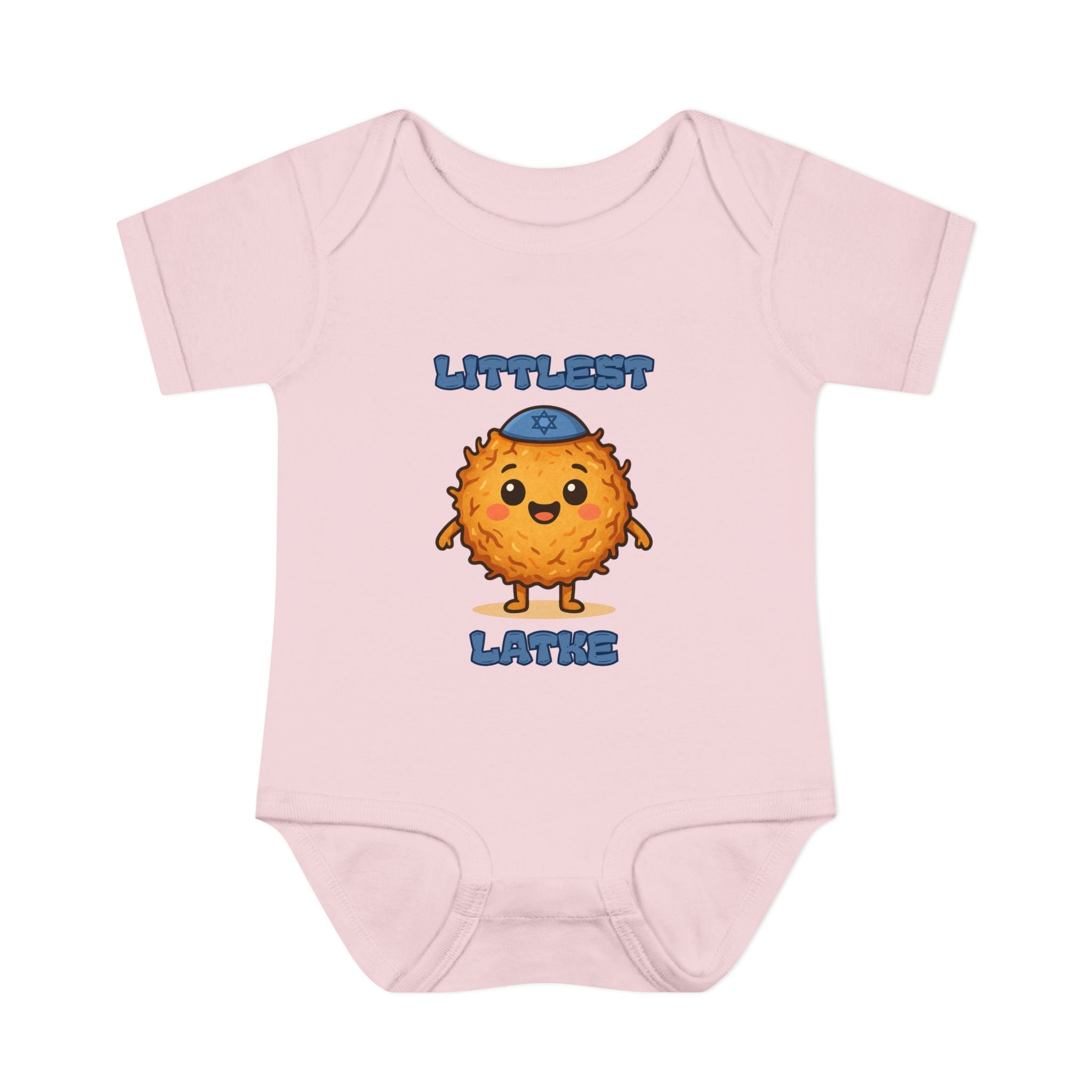 Hanukkah Latke Baby Bodysuit, Funny Hanukkah Infant Onesie, Jewish Baby Gift for Festival of Lights, Cute Holiday Outfit
