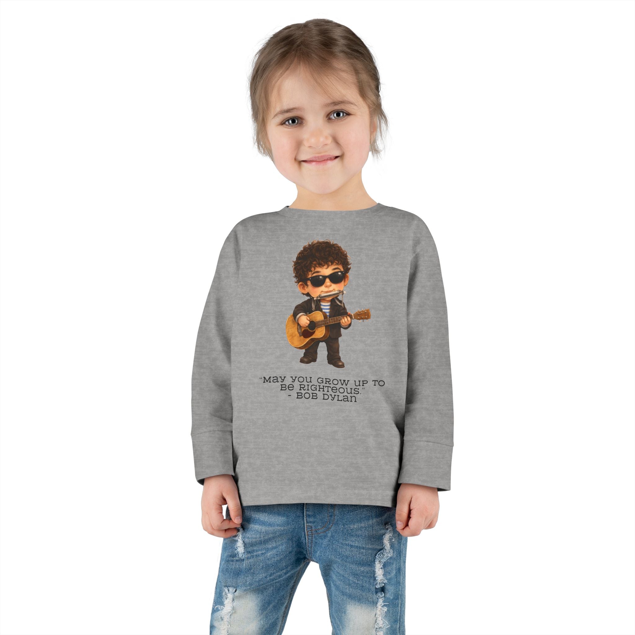 Bob Dylan Kids Shirt, May You Grow Up to Be Righteous Quote Tee, Jewish Music Legend Kids Shirt, Jewish History Shirt