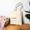 Tchotchkes Definition Tote Bag Yiddish Canvas Market Bag, Jewish Humor Gift for Teacher Student, Eco Friendly Everyday Carry
