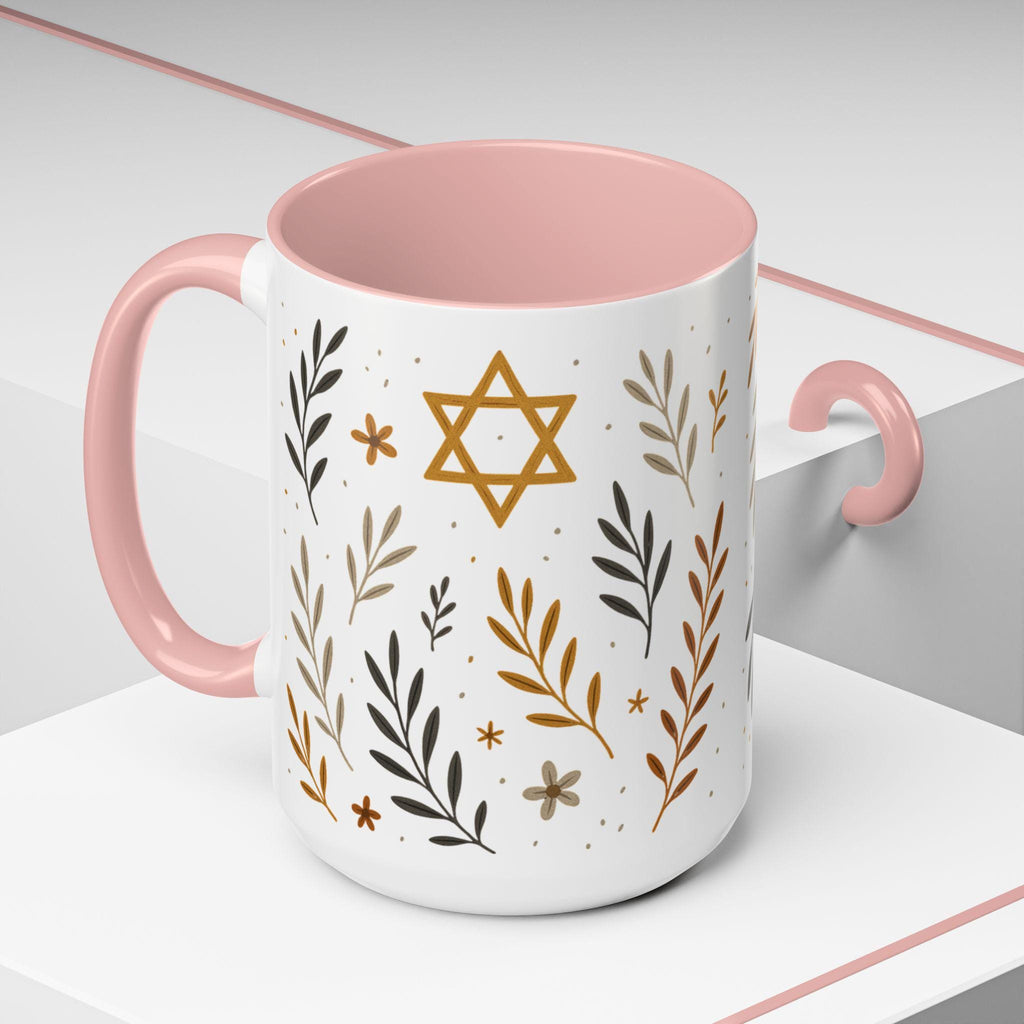 Hanukkah Coffee Mug: Jewish Holiday Tea Cup, Rabbi Gift