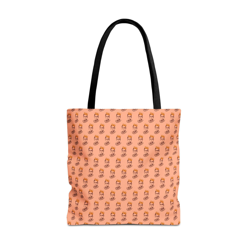 RBG Crown Portrait Tote Bag, Feminist Icon Art