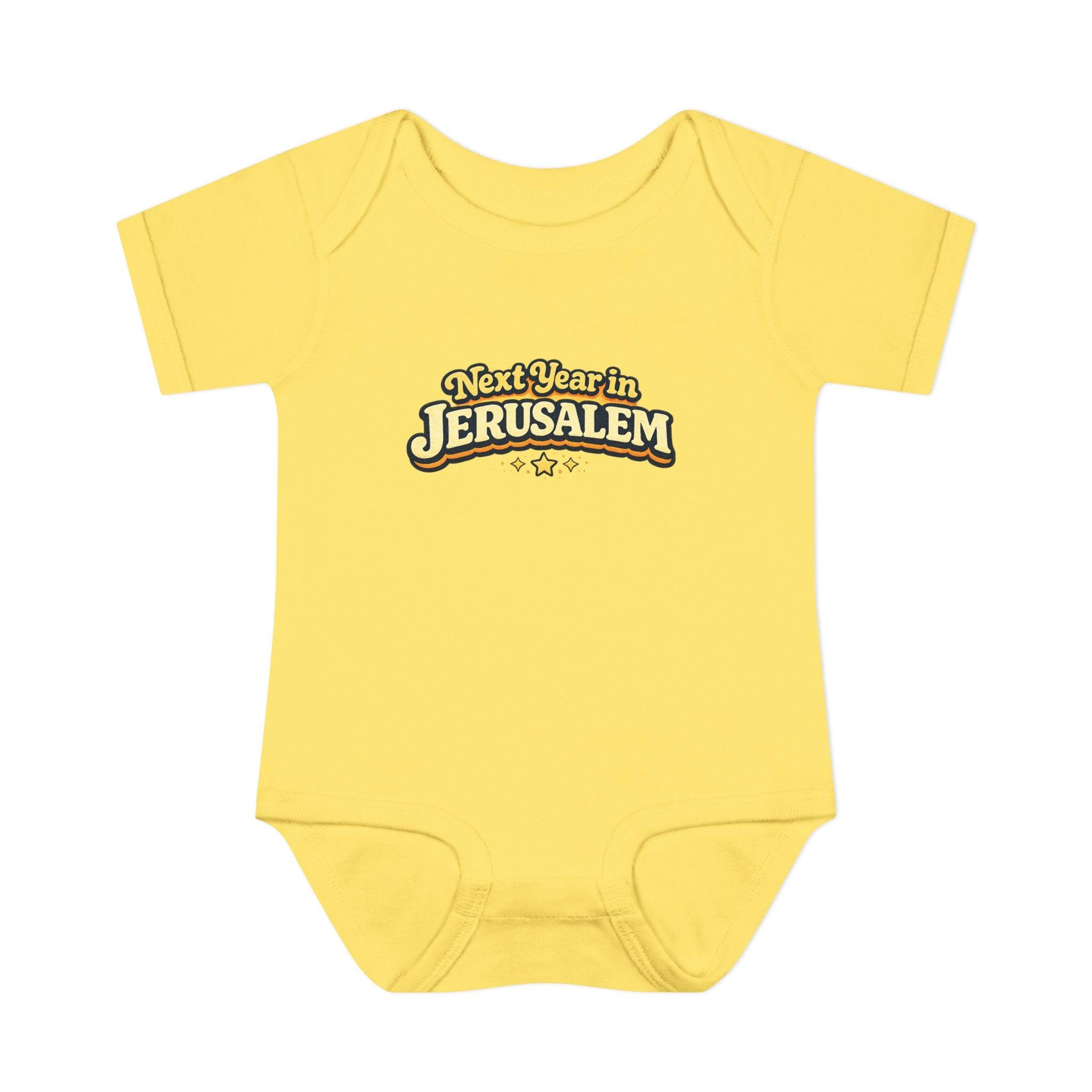 Next Year in Jerusalem Bodysuit | Baby Jewish Holiday Passover Shirt