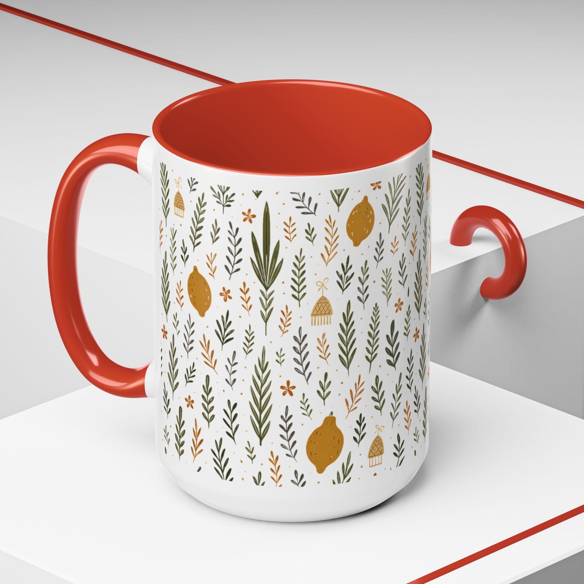 Sukkot Coffee Mug, Jewish Holiday, Festival of Booths