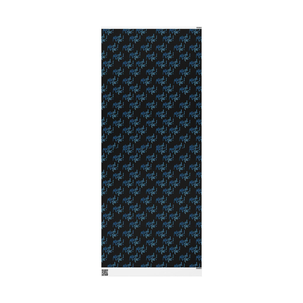 Black Mazel Tov Wrapping Paper, Modern Jewish Simcha Gift Wrap