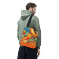 Shabbatasaurus Rex Tote Bag | Funny Jewish Dinosaur Gift | T-Rex with Challah & Kippah | Shabbat Bag for Kids | Hebrew School Humor