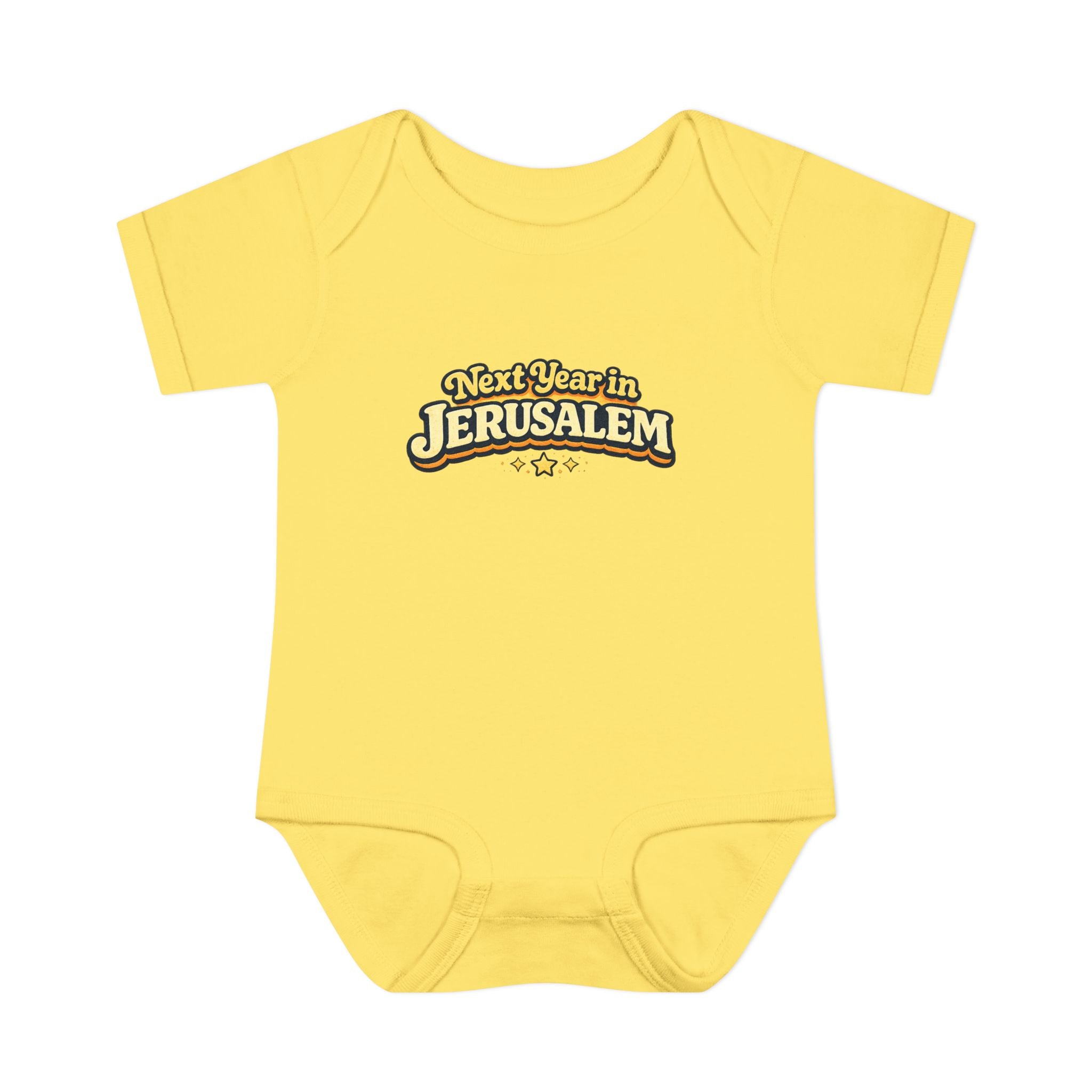 Next Year in Jerusalem Bodysuit | Baby Jewish Holiday Passover Shirt