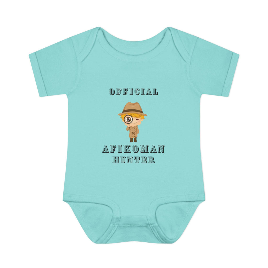 Afikoman Hunter Baby Bodysuit, Passover Seder Outfit, Jewish Baby Gift