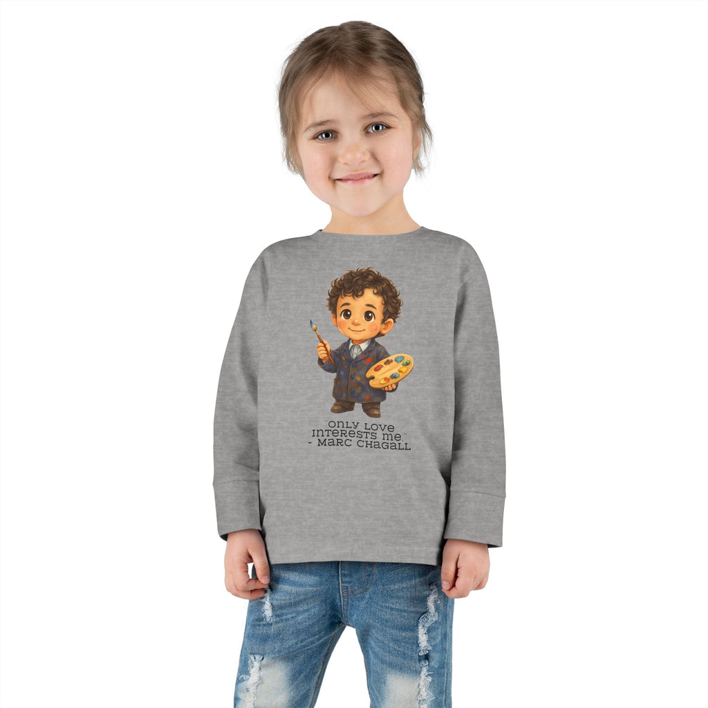 Marc Chagall Kids Shirt, Only Love Interests Me Quote Tee, Jewish Artist Kids Shirt, Jewish Art History Shirt