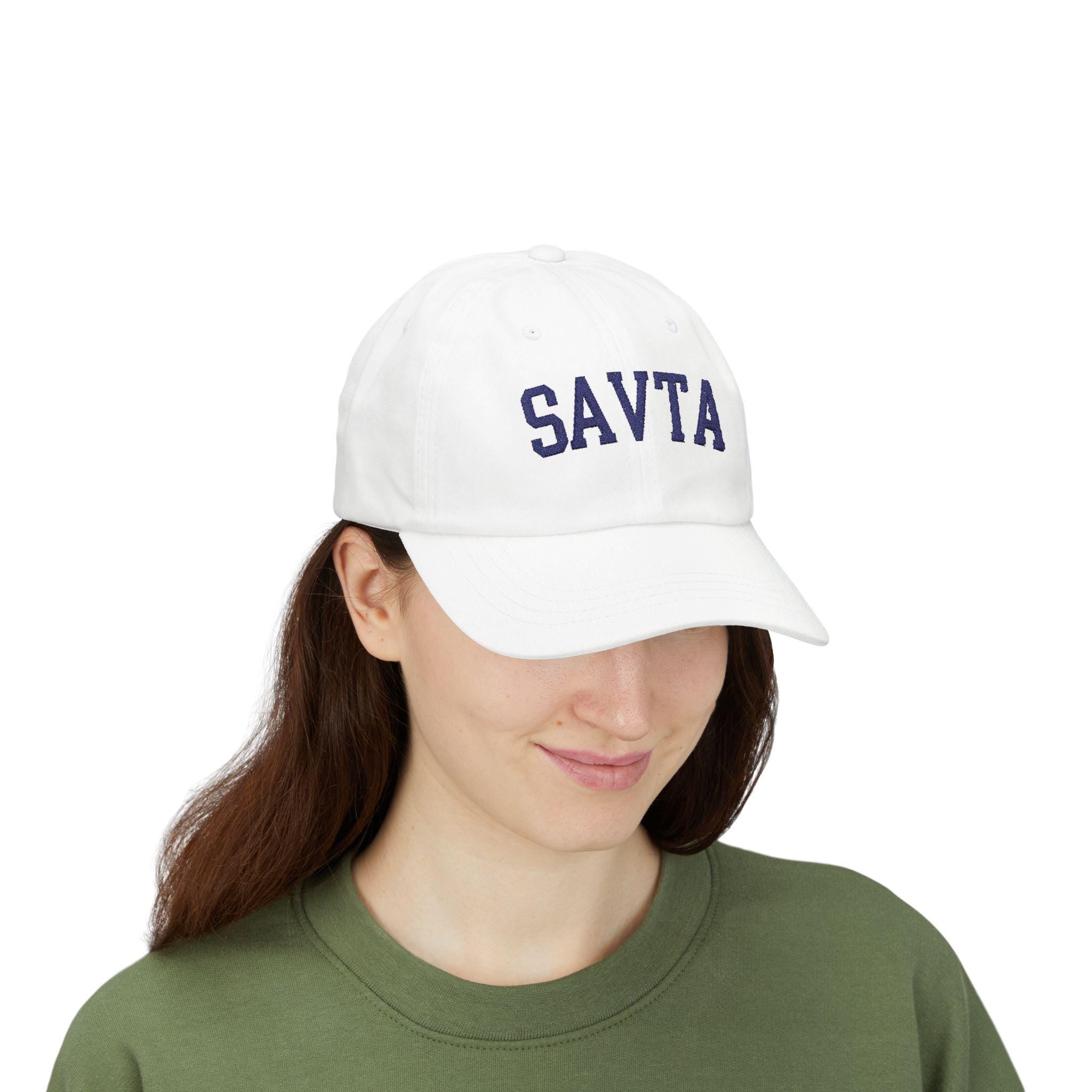 Savta Embroidered Dad Hat - Jewish Grandma Gift