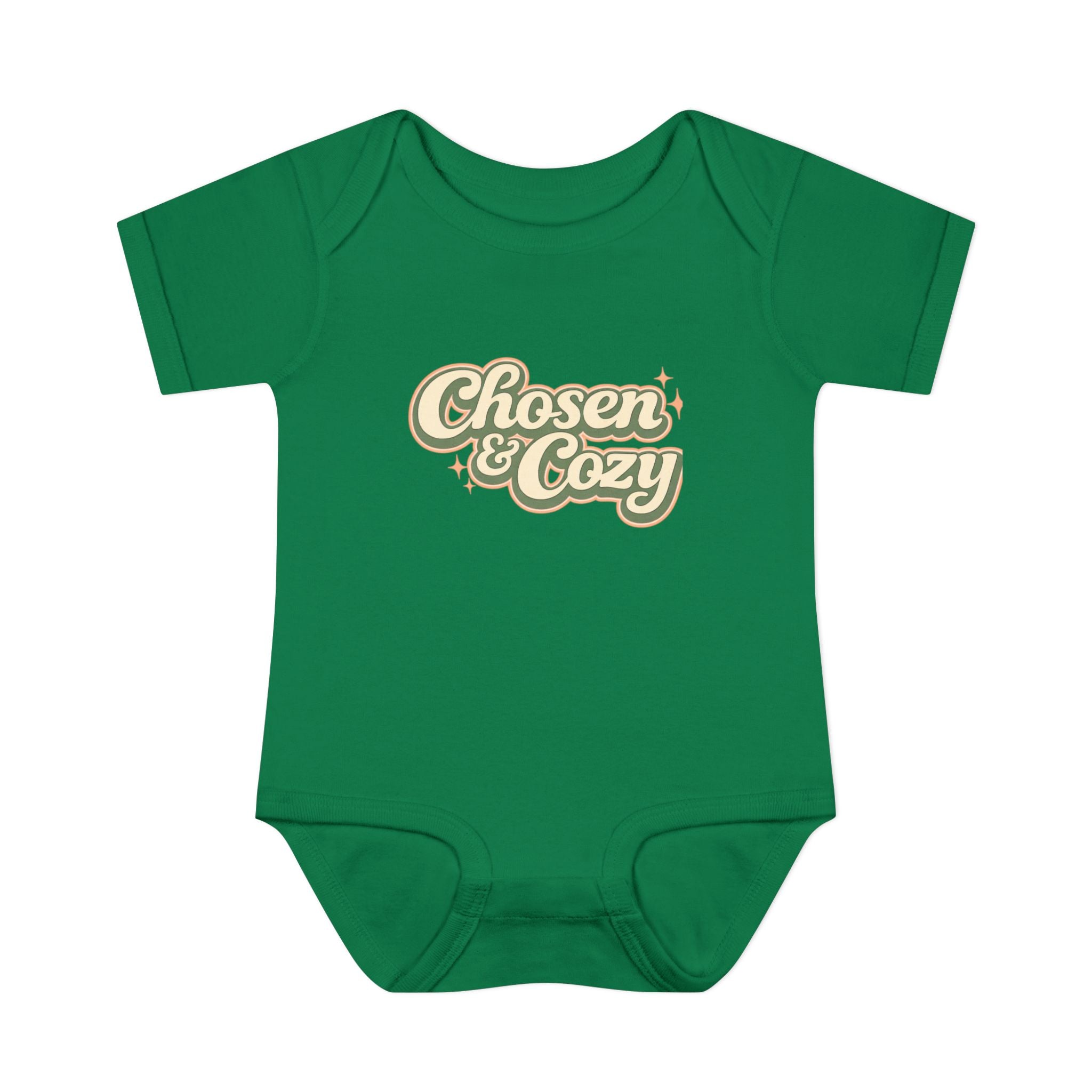 Chosen & Cozy Passover Pasach Infant Bodysuit | Retro Script Baby Onesie