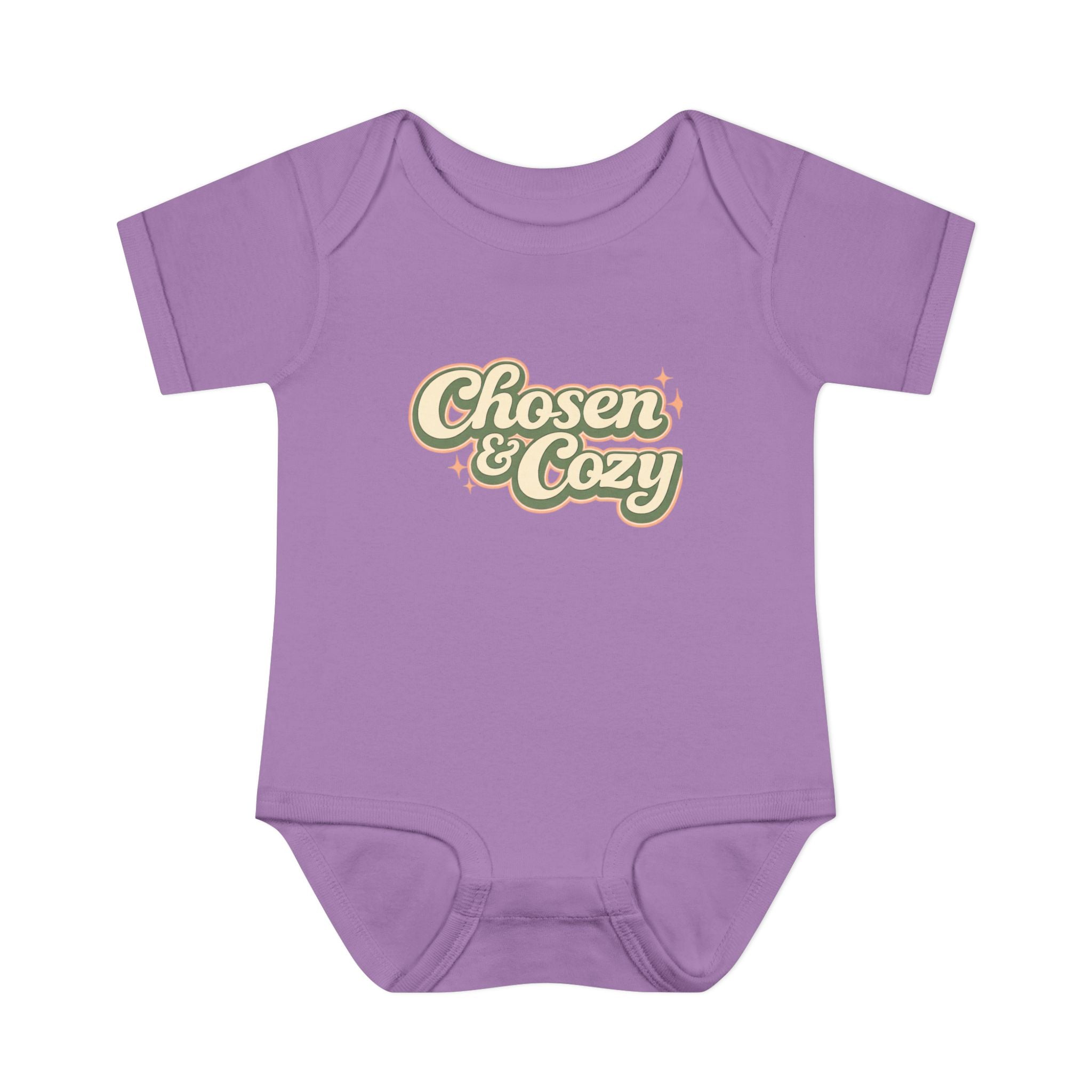 Chosen & Cozy Passover Pasach Infant Bodysuit | Retro Script Baby Onesie