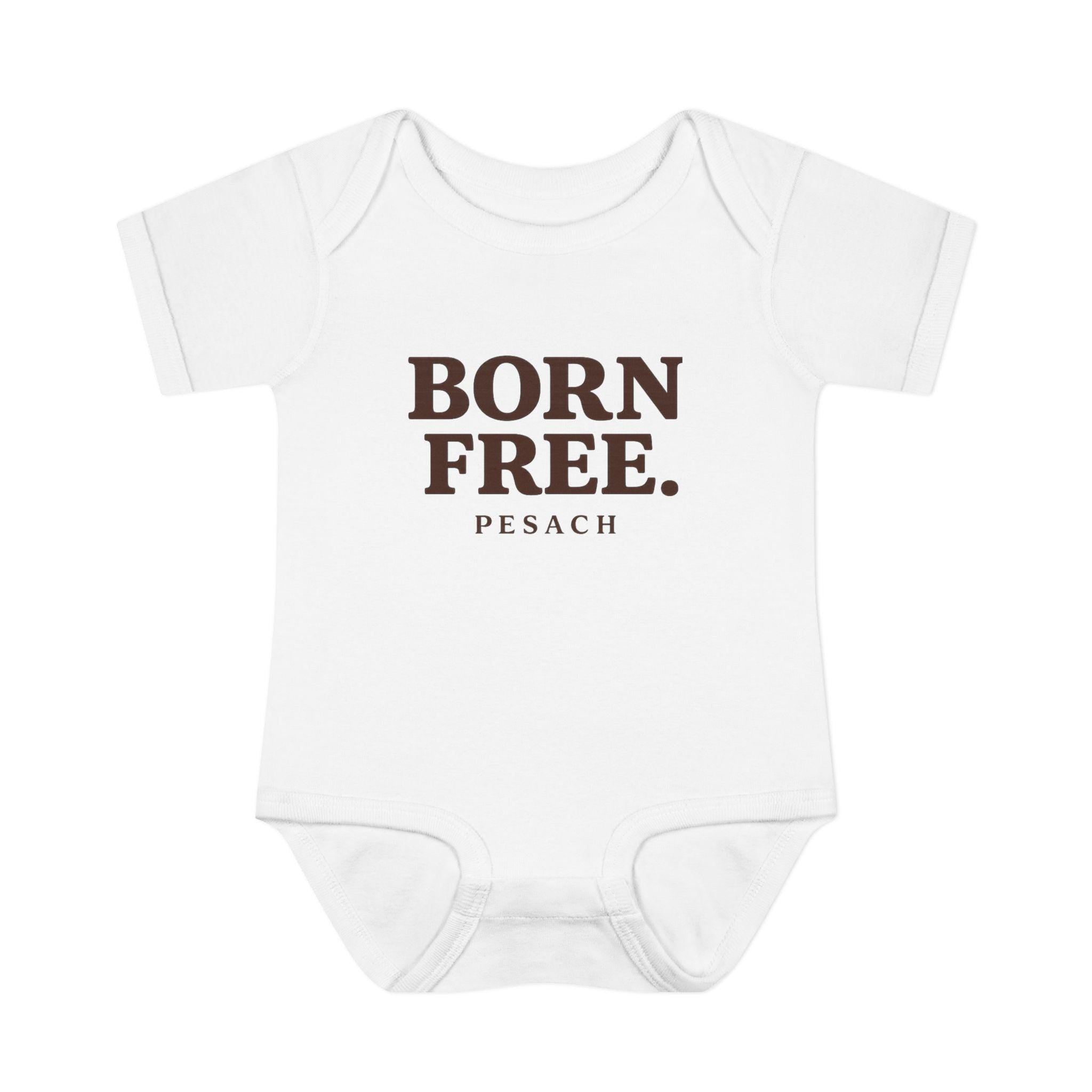Born Free Pesach Bodysuit | Infant Onesie, Passover Baby Tee