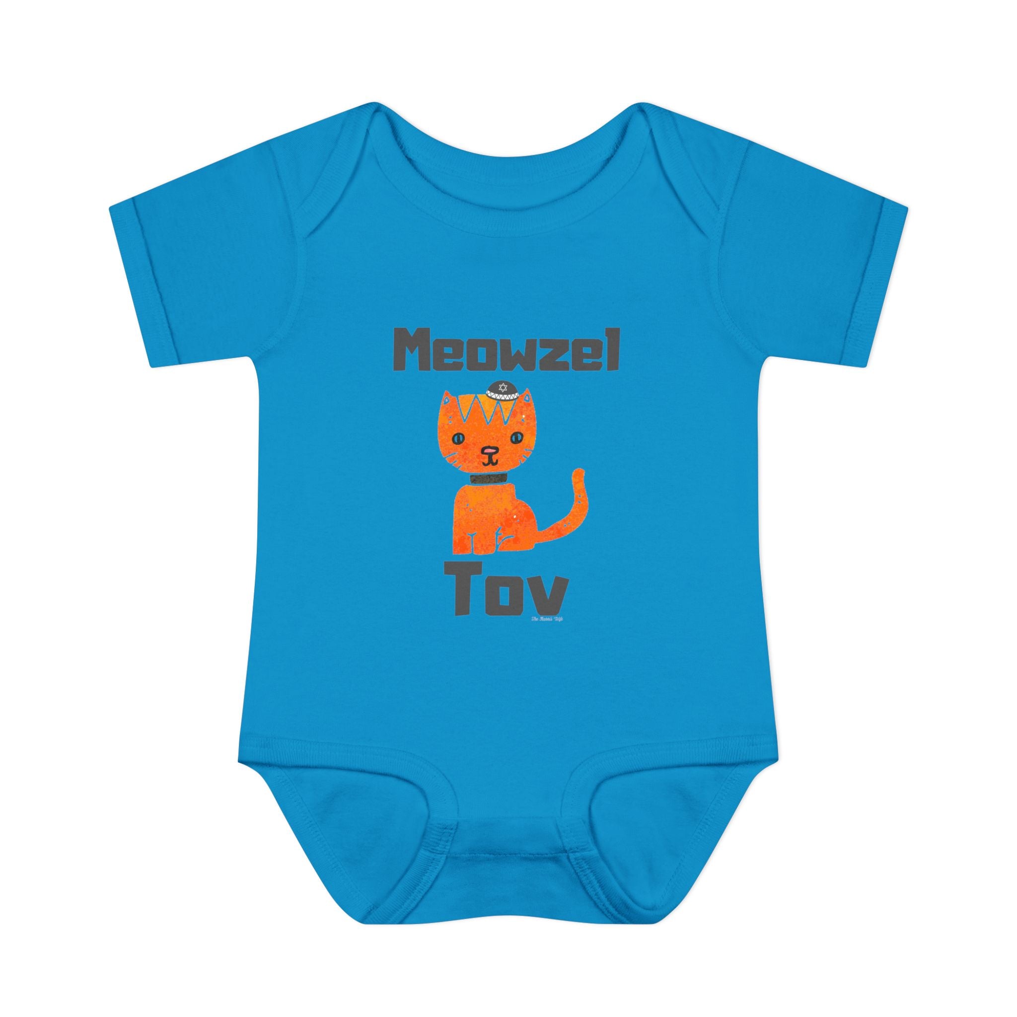 meowzel tov Cat mazel tov Infant Jersey One Piece Perfect for Baby Showers, Bris, Hanukkah, jewish gifts,