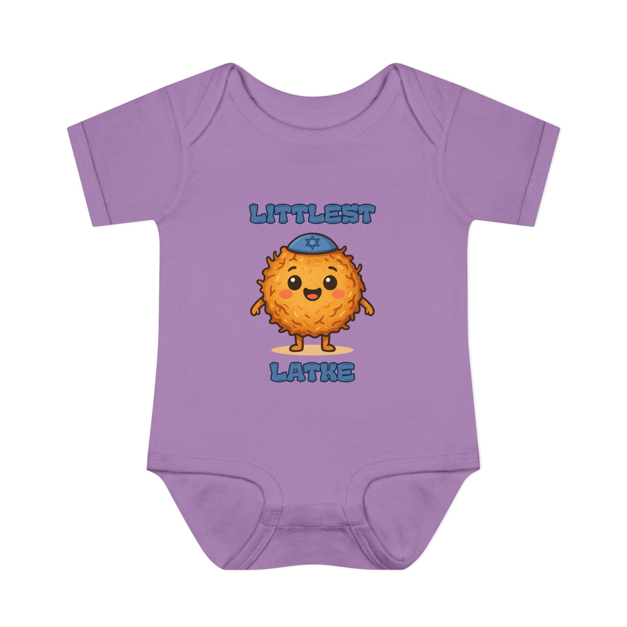 Hanukkah Latke Baby Bodysuit, Funny Hanukkah Infant Onesie, Jewish Baby Gift for Festival of Lights, Cute Holiday Outfit