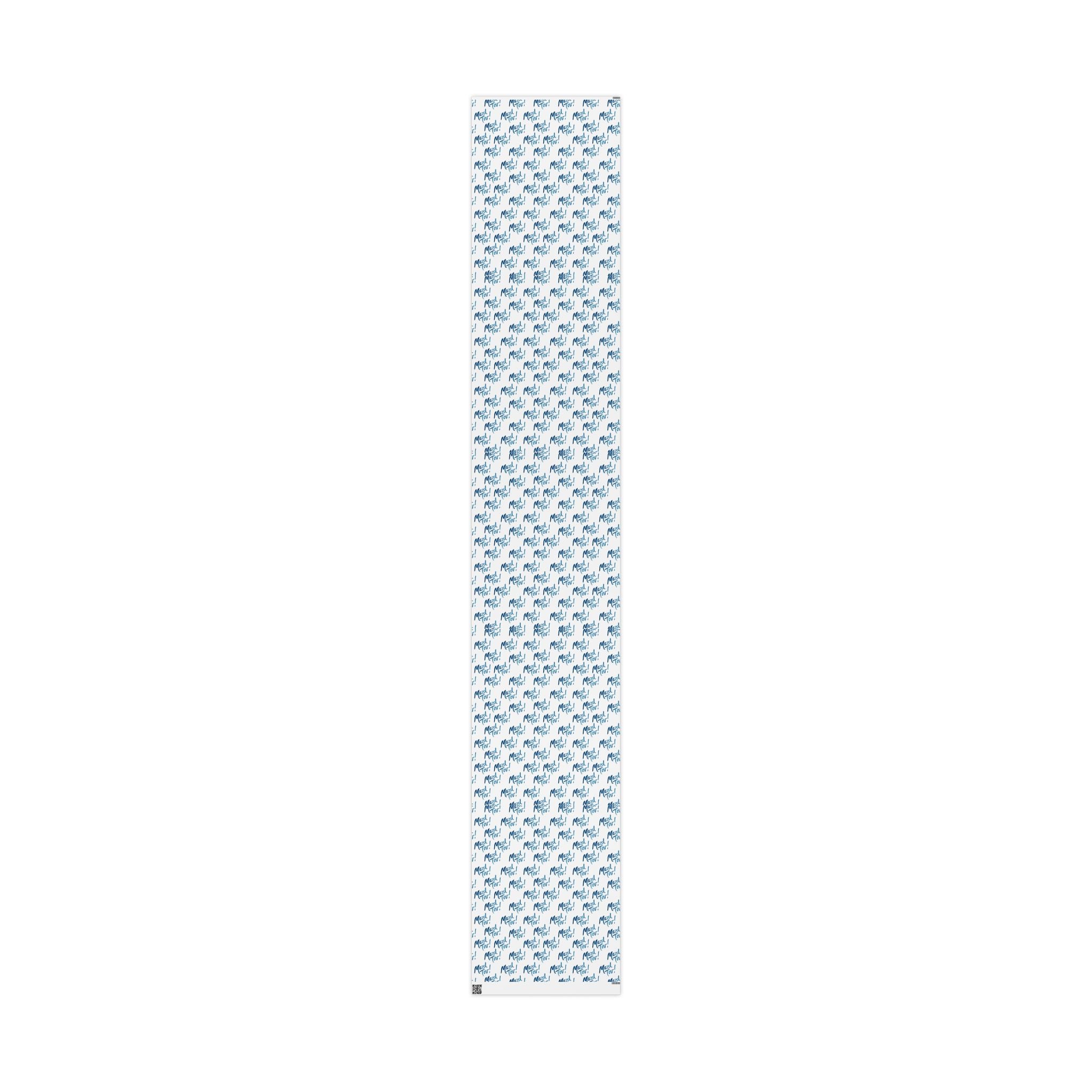 Mazel Tov Jewish Wrapping Paper Roll, White and Blue Gift Wrap for Jewish Wedding Bar Mitzvah Bat Mitzvah, Simcha Present Wrap