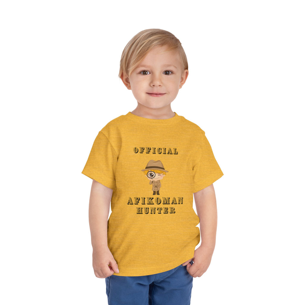 Afikomen Hunter Toddler T Shirt, Passover Kids Shirt , Pesach Seder Outfit, Jewish Holiday Kids Gift girl