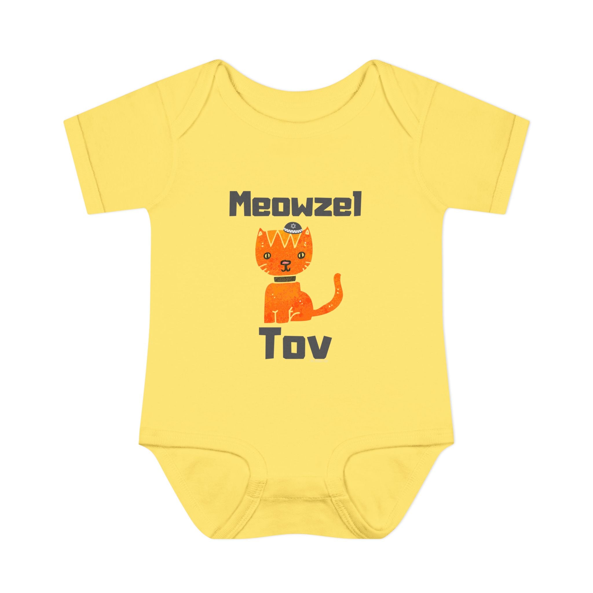 meowzel tov Cat mazel tov Infant Jersey One Piece Perfect for Baby Showers, Bris, Hanukkah, jewish gifts,