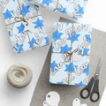 Mazel Tov Wrapping Paper, Blue Star of David, Jewish Celebration Gift Wrap
