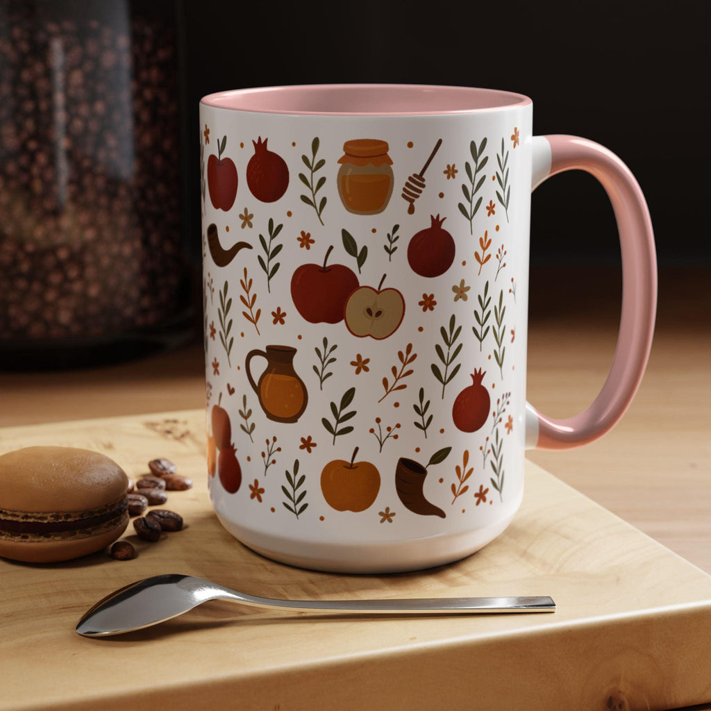 Rosh Hashanah Mug, Jewish New Year Gift, Festive Coffee Cup