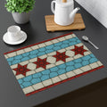 Chicago Flag Challah Cover with Stars of David | Shabbat Shalom Hebrew | Jewish Chicago Judaica | Fabric Cover