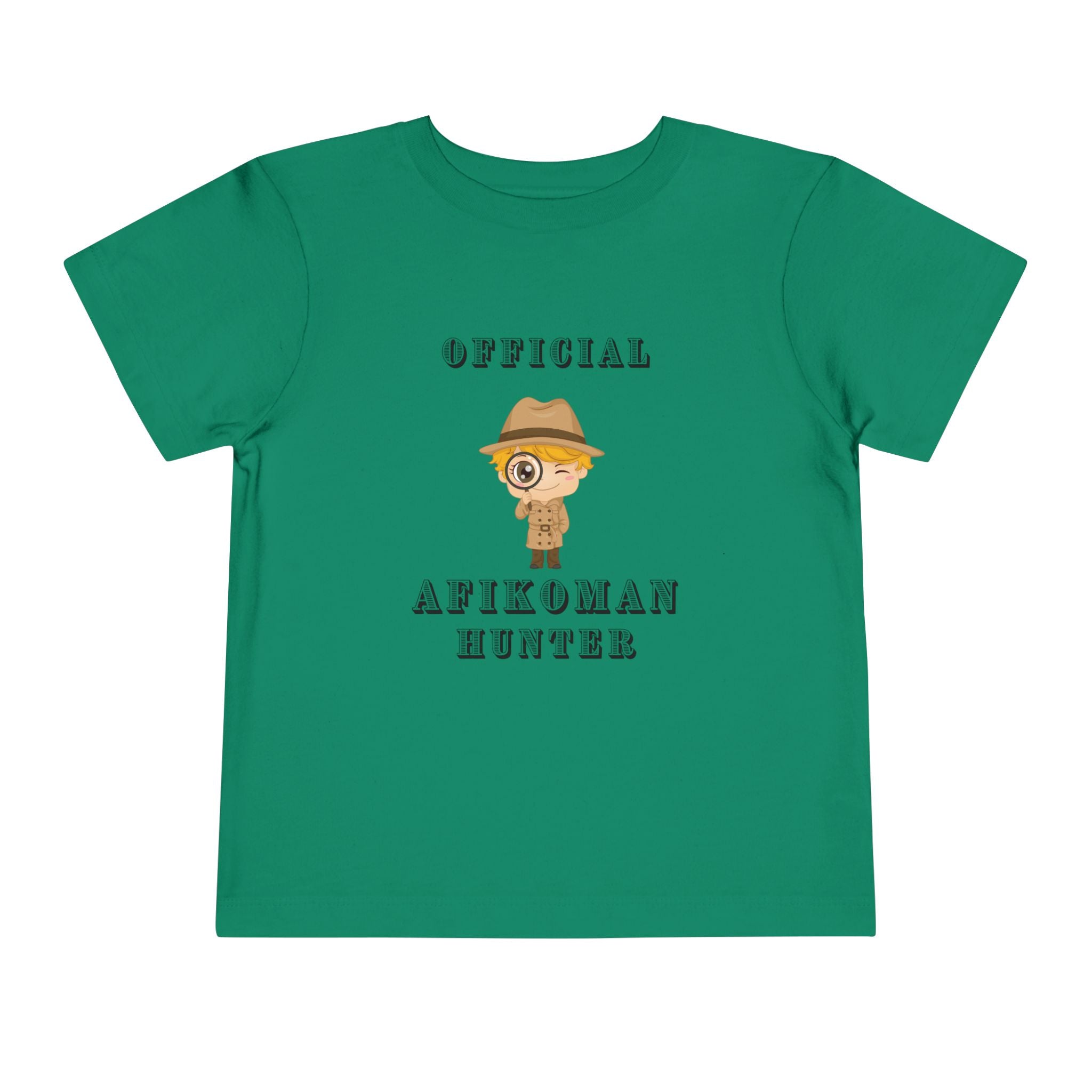 Afikomen Hunter Toddler T Shirt, Passover Kids Shirt , Pesach Seder Outfit, Jewish Holiday Kids Gift girl