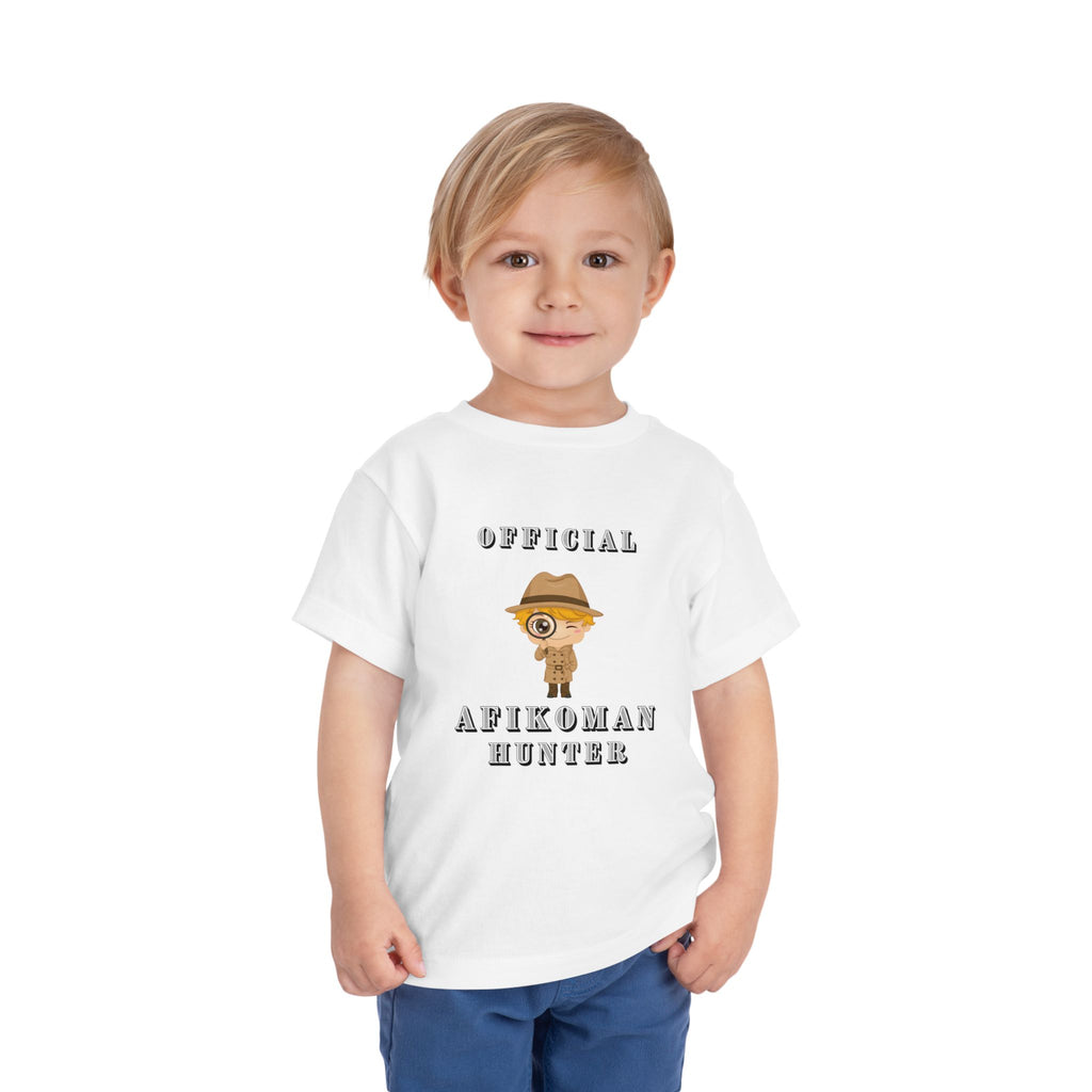 Afikomen Hunter Toddler T Shirt, Passover Kids Shirt , Pesach Seder Outfit, Jewish Holiday Kids Gift girl
