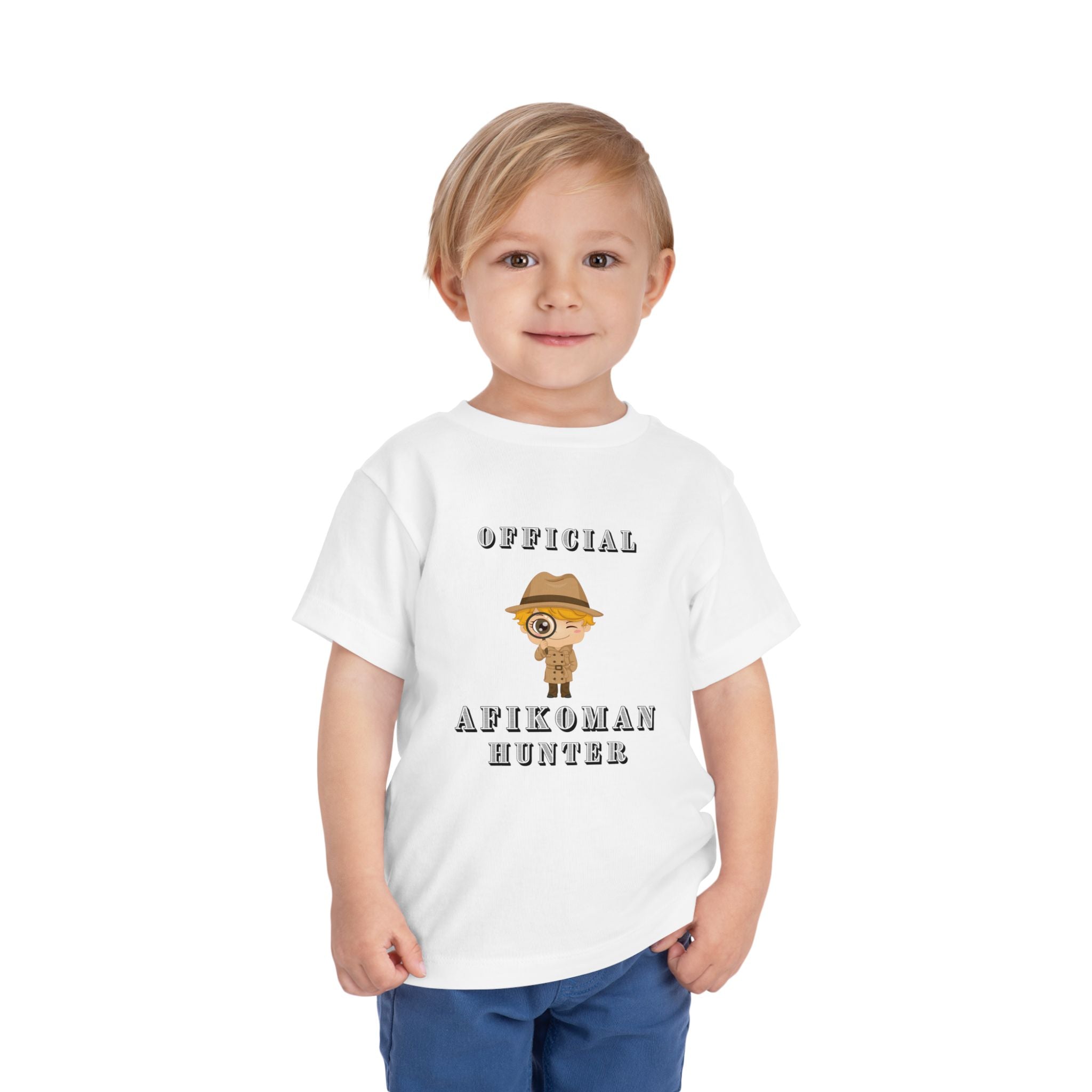 Afikomen Hunter Toddler T Shirt, Passover Kids Shirt , Pesach Seder Outfit, Jewish Holiday Kids Gift girl
