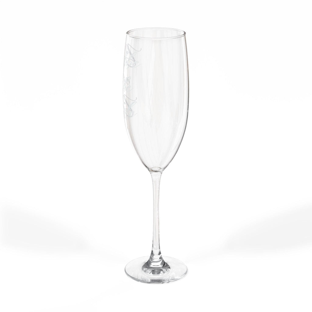 Bubbe of the Bride Engraved Champagne Flute, Jewish Wedding Gift