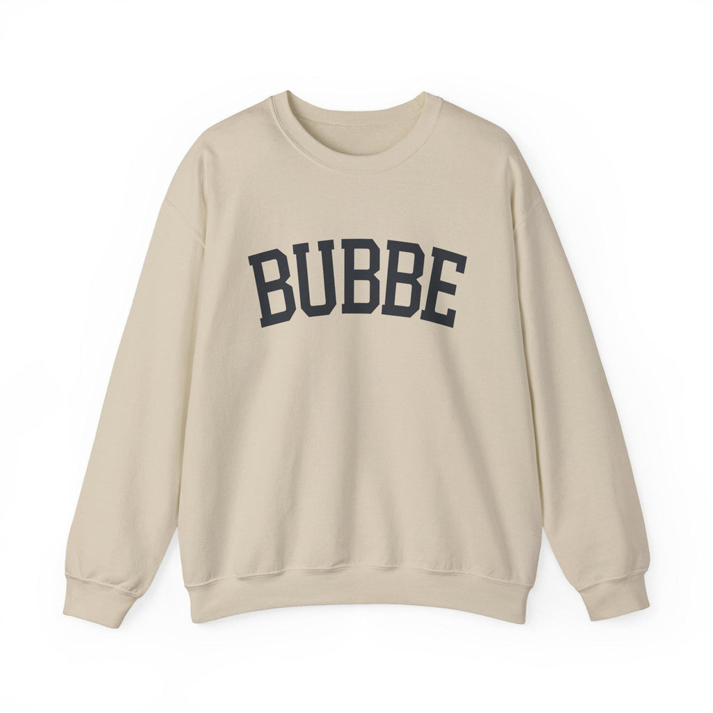 BUBBE Sweatshirt Hebrew Grandma Crewneck, Jewish Grandmother Cozy Pullover, Embroidered Family Gift