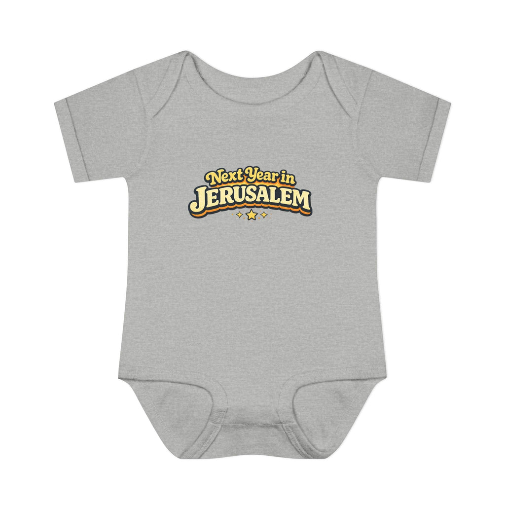 Next Year in Jerusalem Bodysuit | Baby Jewish Holiday Passover Shirt