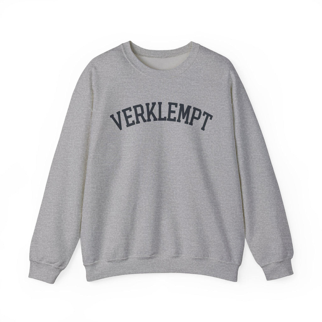 Verklempt Sweatshirt | Yiddish Slang Crewneck, Cozy Graphic Pullover