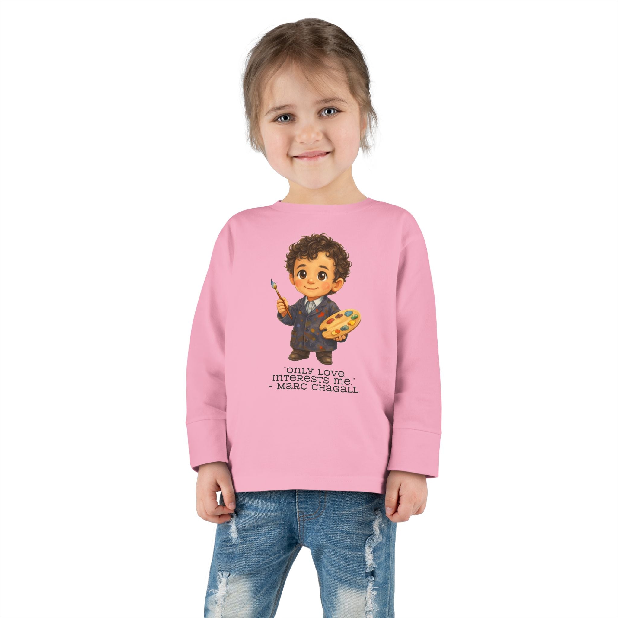 Marc Chagall Kids Shirt, Only Love Interests Me Quote Tee, Jewish Artist Kids Shirt, Jewish Art History Shirt